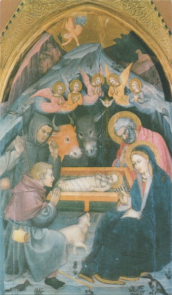 Holy card of the Nativity cm.7x12- 2 3/4"x 4 3/4"