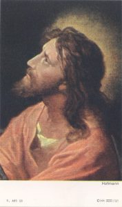 Holy card of Jesus cm.7x12- 2 3/4"x 4 3/4"