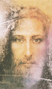 Holy card of Shroud cm.7x12- 2 3/4"x 4 3/4"