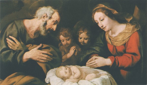 Holy card of Nativity cm.7x12- 2 3/4"x 4 3/4"