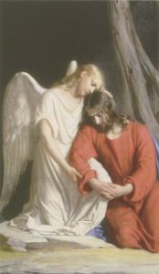 Holy card of the Guardian Angel cm.7x12- 2 3/4"x 4 3/4"