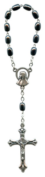 Bohemia Crystal Decade Rosary Steel Colour