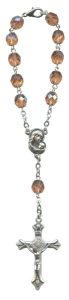 Bohemia Crystal Decade Rosary mm.7 Black