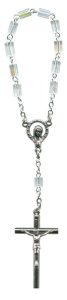 Bohemia Crystal Decade Rosary mm.5 Clear