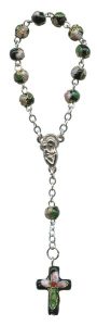 Cloisonné Decade Rosary mm.6 Black