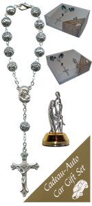 Holy Family Car Statue SCBMC5 with Decade Rosary RD1480S