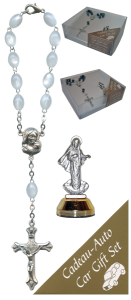 Medjugorje Car Statue SCBMC8 with Decade Rosary RDI28