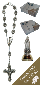 Fatima Car Statue SCBMC18 with Decade Rosary RD59S-FA
