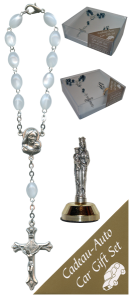 St.Anne De Beaupre Car Statue SCBMC25 with Decade Rosary RDI28