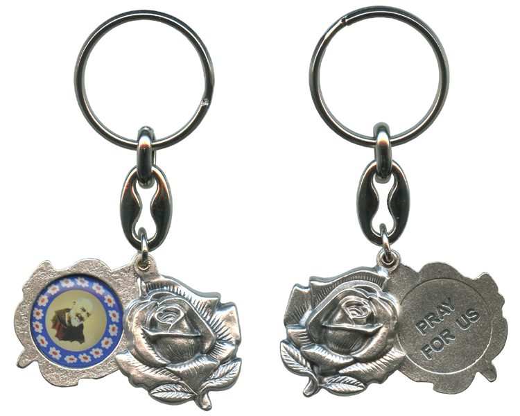 Padre Pio Keychain