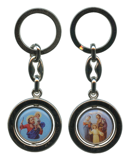  St.Christopher and Holy Family Keychain
