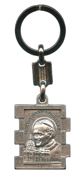 Pope John Paul II Keychain