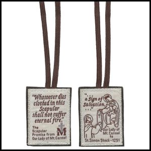 NEW Brown Felt Scapular!