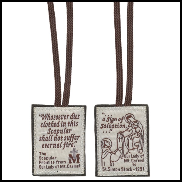 NEW Brown Felt Scapular!