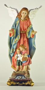 Guardian Angel Colour Statue