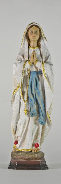 Our Lady of Lourdes Colour Statue