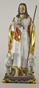 The Good Shepherd Colour Statue