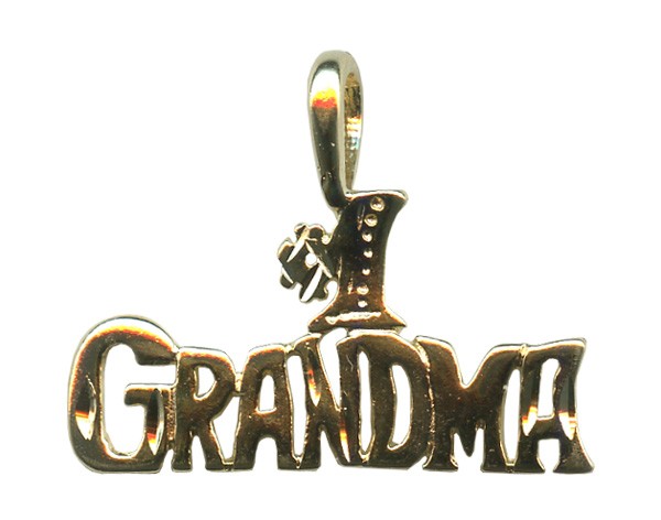 Number One Grandma Pendent Gold Plated