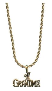 Number One Grandma Pendent Gold Plated