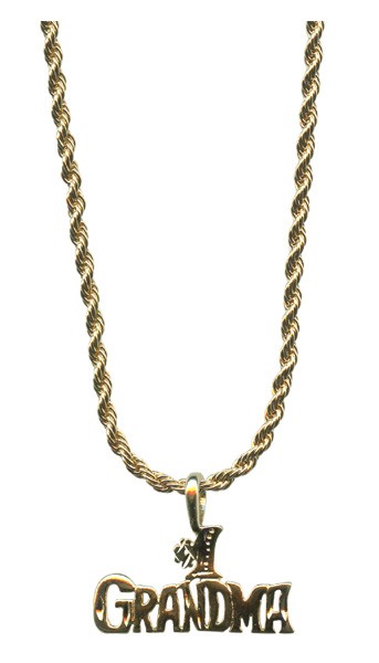 Number One Grandma Pendent Gold Plated