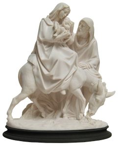 Marble Dust Flight to Egypt Statue