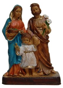 Holy Family Resin Statue 12cm - 5"