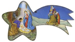 Hanging Plaque Christmas Tree Ornament