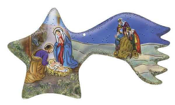 Hanging Plaque Christmas Tree Ornament