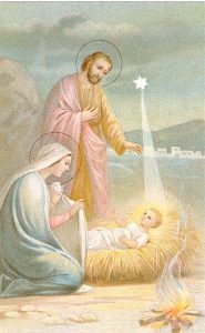 Nativity Holy Card