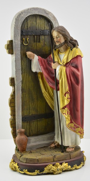 Jesus at the Door Polyresin Statue