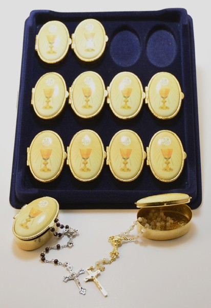 First Communion Rosary Display