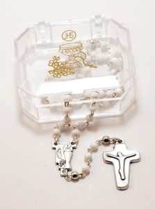 Moonstone Rosary Boxed