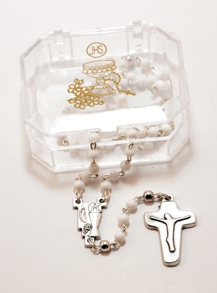Moonstone Rosary Boxed