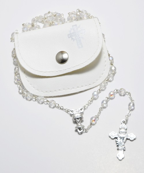 Crystal Rosary with Pouch