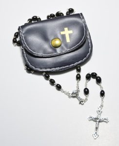 Wood Rosary with Pouch