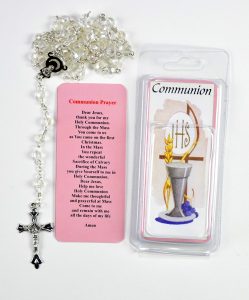 Plastic Rosary Gift Set for Girl