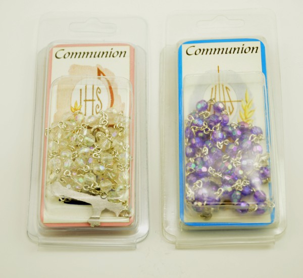 Plastic Rosary Gift Set for Girl