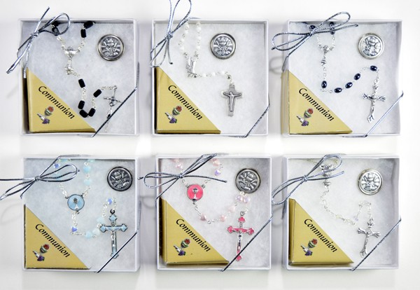 Communion Rosary Gift Set of 12pcs