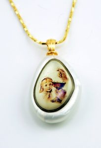 Communion Pendent for Girl + Chain