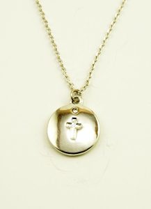 Silver Plated Pendant + Chain