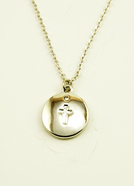 Silver Plated Pendant + Chain