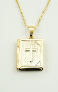 Locket Pendant Gold Plated Necklace