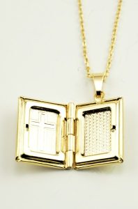 Locket Pendant Gold Plated Necklace