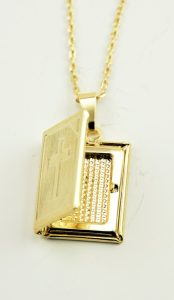 Locket Pendant Gold Plated Necklace
