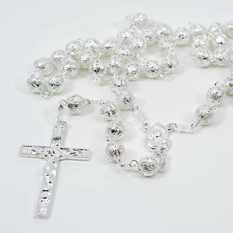 Alternative view of Filigree Rosary : Code R260FS-L minimum purchase 4 pcs. Made in Italy (Copy)