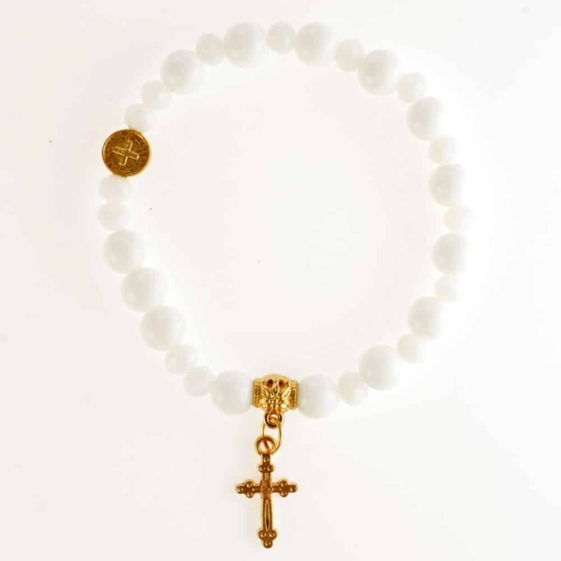 Rosary bracelet - Code: RBH8002-4 - minimum purchase 4 pcs.