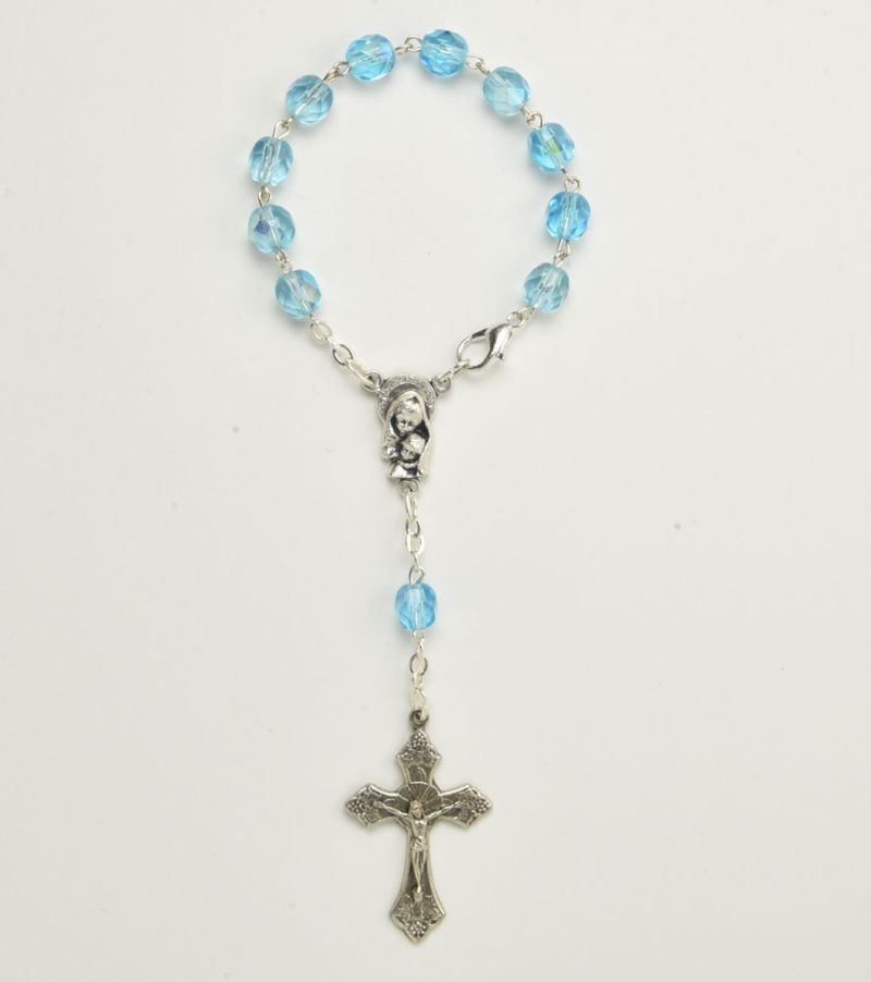 Decade rosary with clasp -  Code RDT400-7