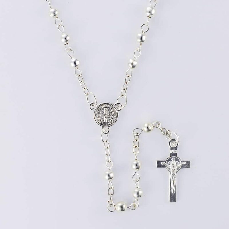 Alternative view of Metal necklace Rosary in a Bottle : Code RH6002S minimum purchase 4 pcs.