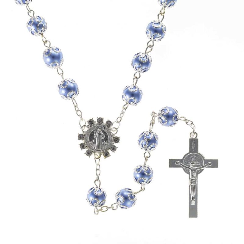 St. Benedict's Rosary with box - Code RHP01SB-11 minimum purchase 4 pcs.