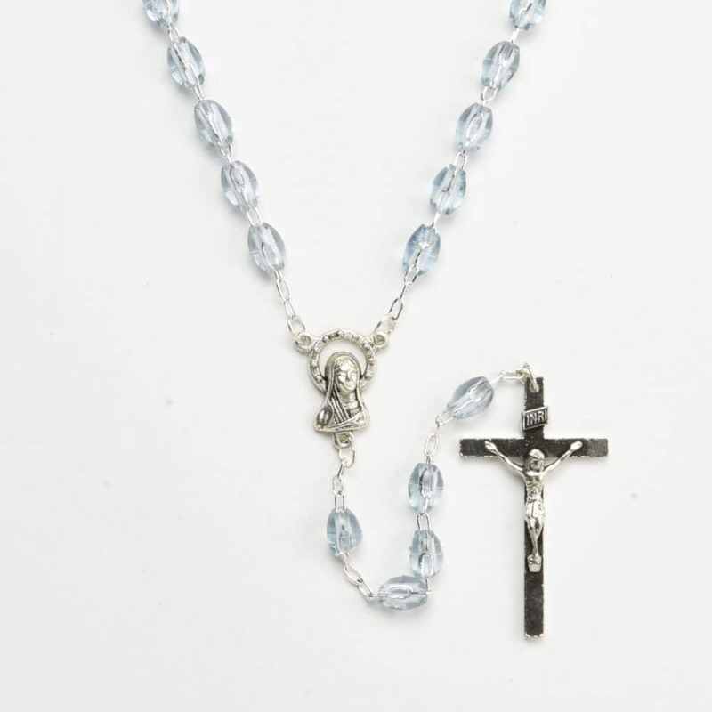 Plastic Rosary - Code: RLL703-11 - minimum order 4pcs.
